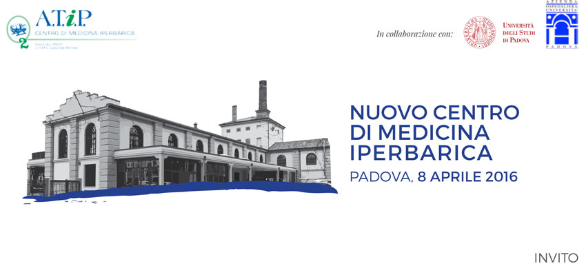 Inaugurazione del Nuovo Centro di Medicina Iperbarica di Padova